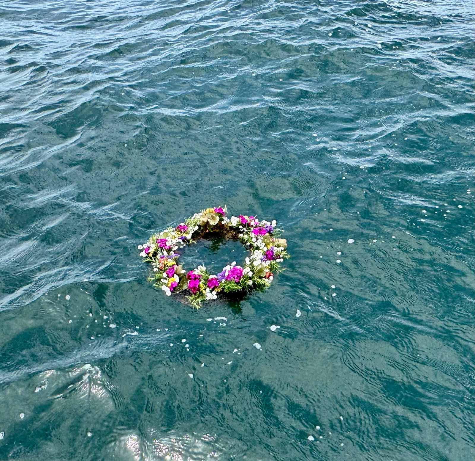 scatter ashes nc using biodegradable wreath