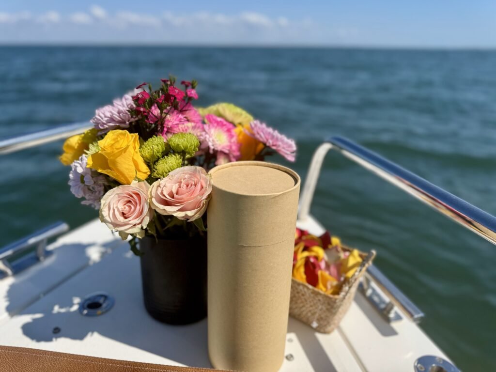 Memorial services at sea